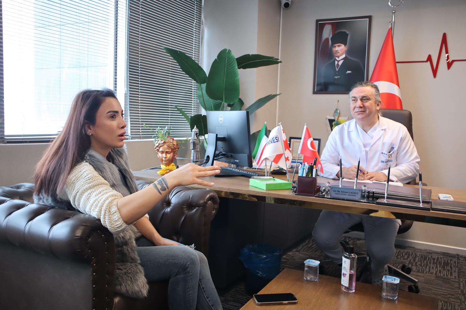 Sabriye Şengül 7M Hastanesi’nde kontrolden geçti