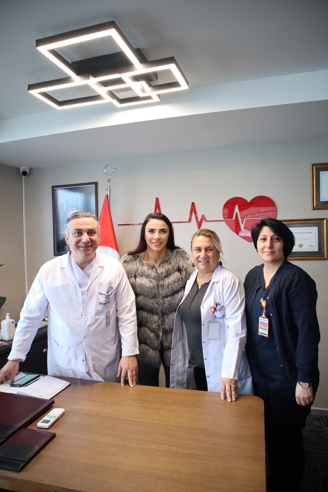 Sabriye Şengül 7M Hastanesi’nde kontrolden geçti