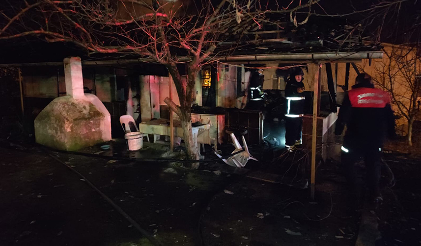 Samsun'da ev yangını! Yaşlı adam feci şekilde can verdi