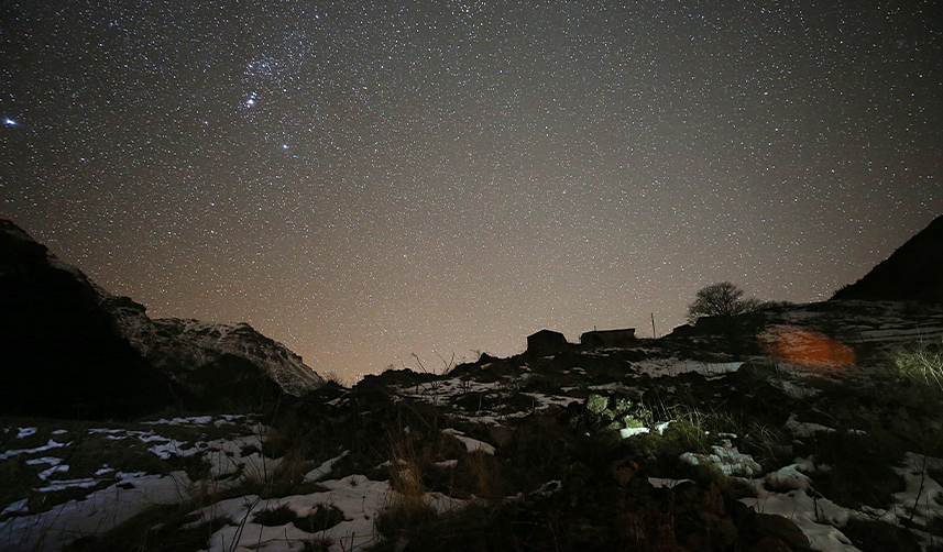Santa Harabeleri'nde yıldızlı gece 