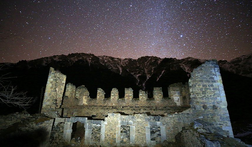 Santa Harabeleri'nde yıldızlı gece 