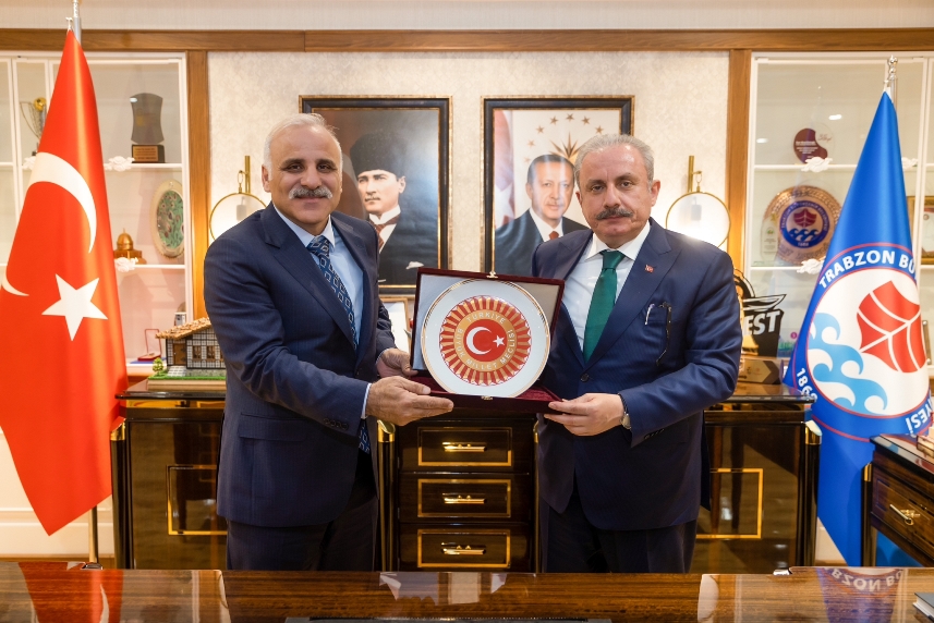 TBMM Başkanı Şentop Büyükşehir’i ziyaret etti