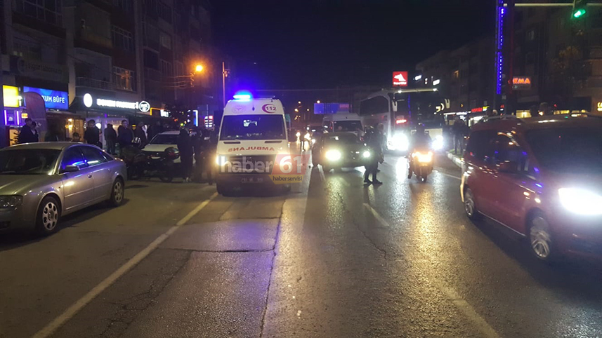 Trabzon’da kaza! 1 kişi yaralandı