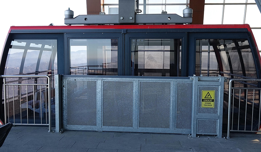 Trabzon'da bulunan Karadeniz'in en uzun teleferiği yıllar sonra tekrar çalışıyor