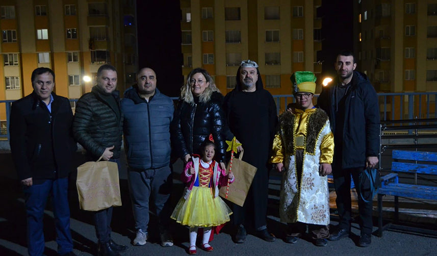 Trabzon'da özel gereksinimli öğrenciler 'Kalandar'ın neşesi oldu