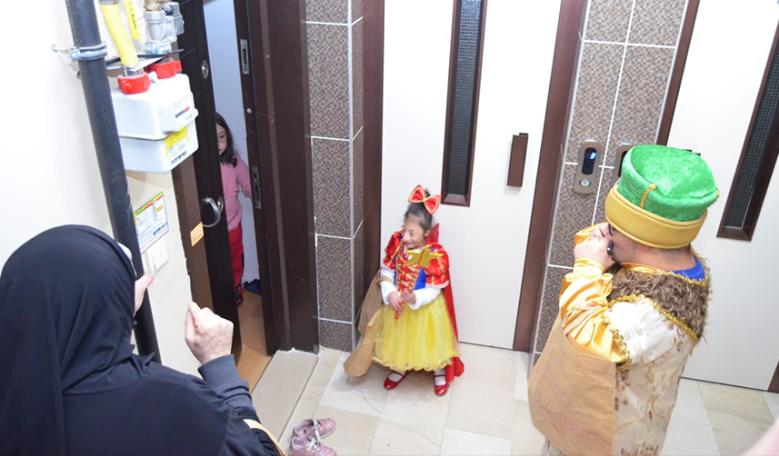 Trabzon'da özel gereksinimli öğrenciler 'Kalandar'ın neşesi oldu