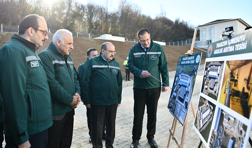 Trabzon'daki projeleri DSİ Genel Müdürü yerinde inceledi