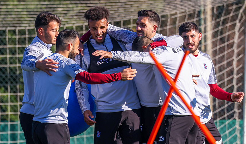 Trabzonspor’un Giresunspor maçı hazırlıkları devam ediyor