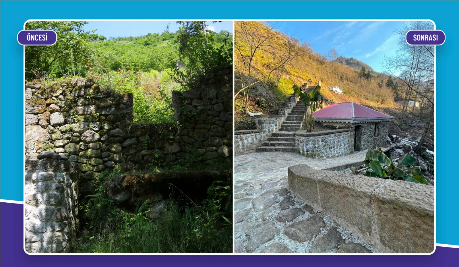 Trabzon'da yok olmak üzereydi! Yeniden hayat buldu 