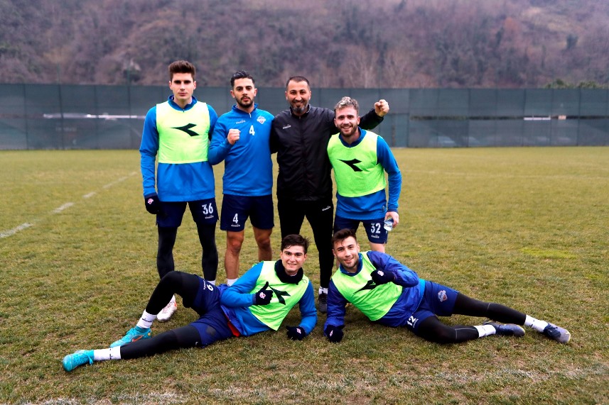 Yusuf Yazıcı 1461 Trabzon’un antrenmanında