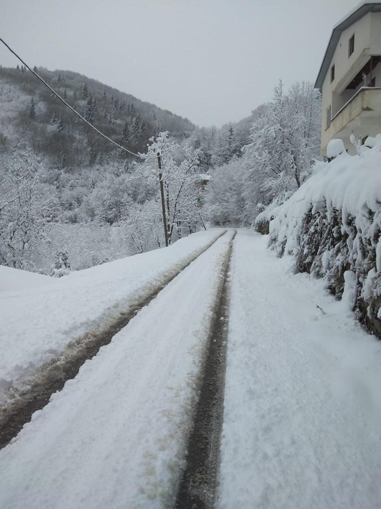 Giresun’da kar etkili oldu! Ekipler işe koyuldu