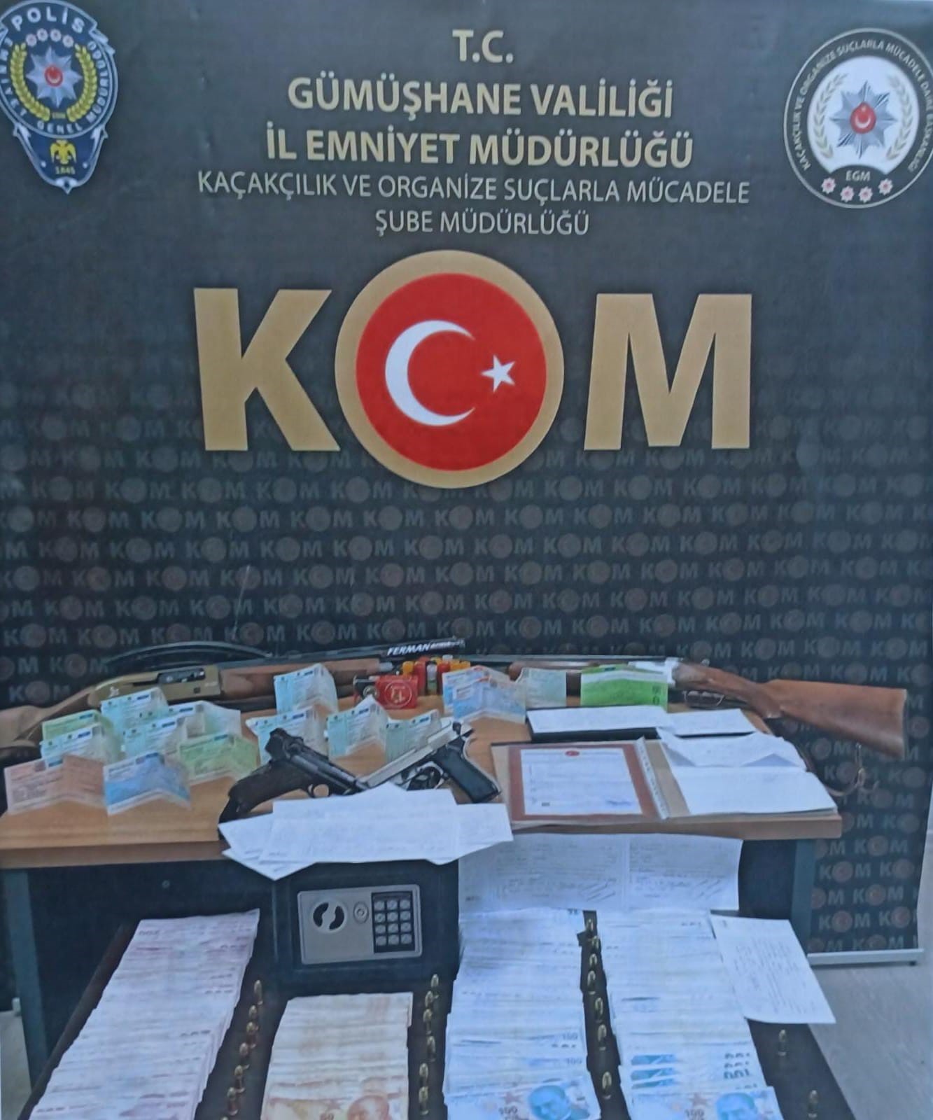 Gümüşhane'de tefecilik operasyonu! 23 gözaltı