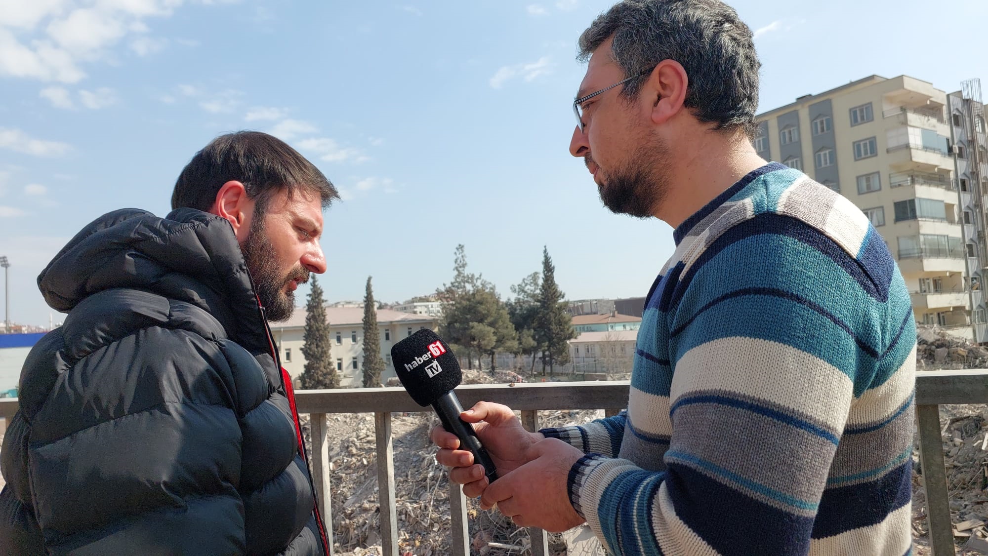Depremzede vatandaş Haber61’e konuştu! “Tek sorun zeminden su alması”