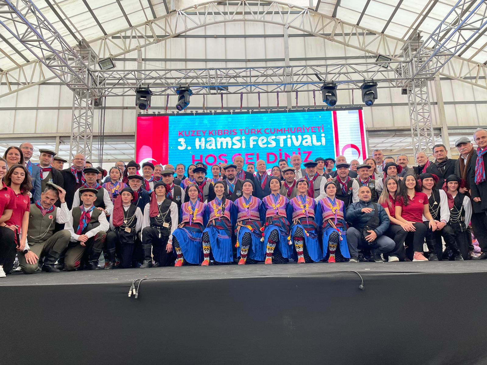 KKTC Cumhurbaşkanı Ersin Tatar’dan Hamsi Festivaline katıldı