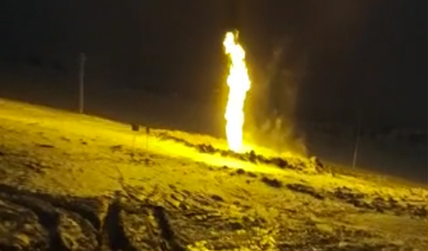 Samsun'da metan gazı yangını 20 gündür sönmüyor