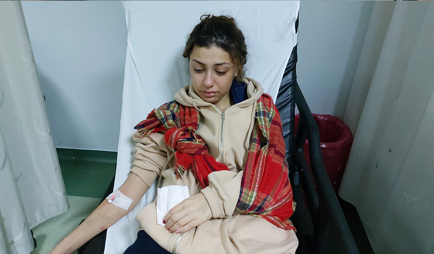 Samsun'a getirilen depremzede aile yaşadıkları dehşet dolu anları anlattı