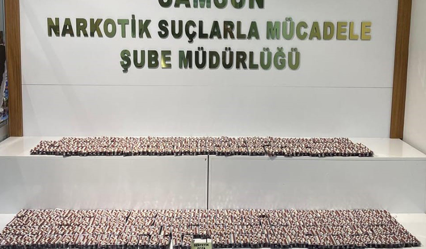 Samsun'da uyuşturucu operasyonları düzenlendi! 5 gözaltı