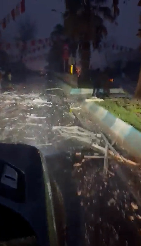 Kahramanmaraş Trabzon Caddesi yerle bir oldu