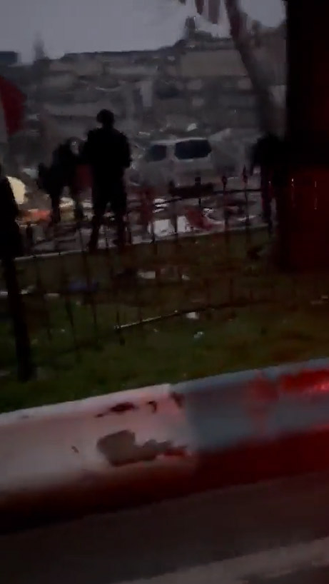 Kahramanmaraş Trabzon Caddesi yerle bir oldu