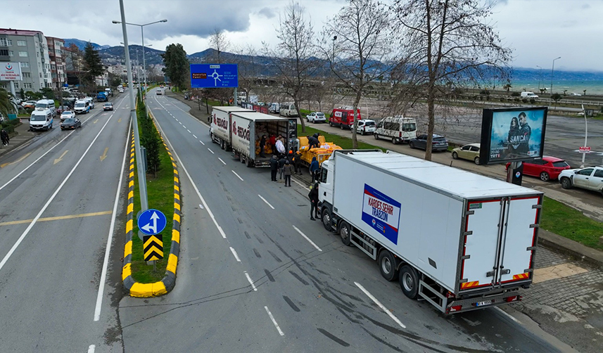 Trabzon, depremzedeler için tek yürek