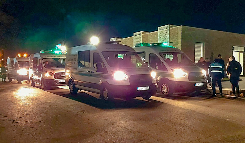 Trabzon, depremzedeler için tek yürek