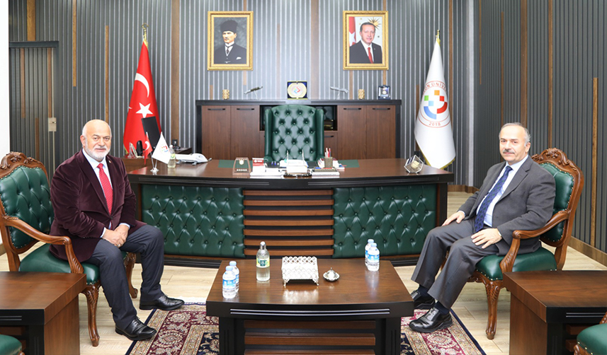 Trabzon İl Müftüsü Aydın'dan Rektör Aşıkkutlu'ya ziyaret