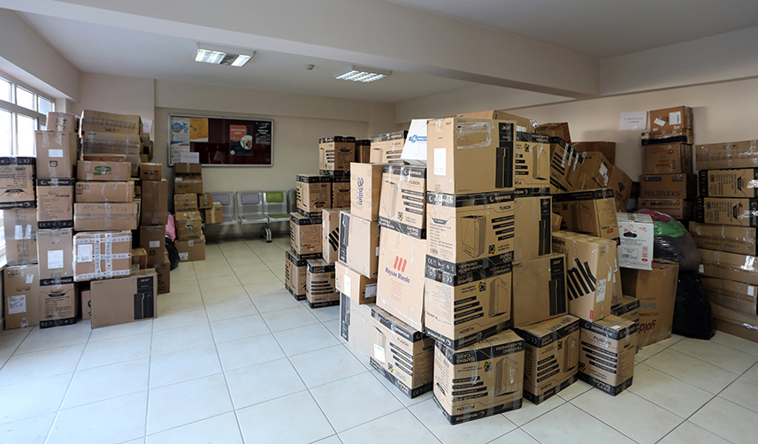 Trabzon Üniversitesi'nin yardımları deprem bölgesine ulaştırıldı