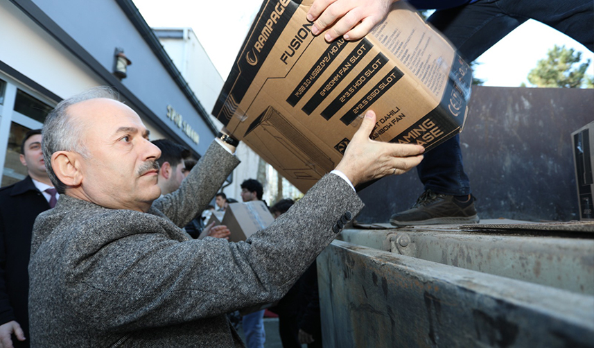Trabzon Üniversitesi'nin yardımları deprem bölgesine ulaştırıldı