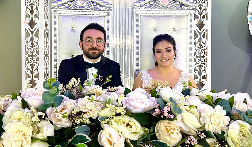 Trabzon'a Kolombiya'dan gelin geldi