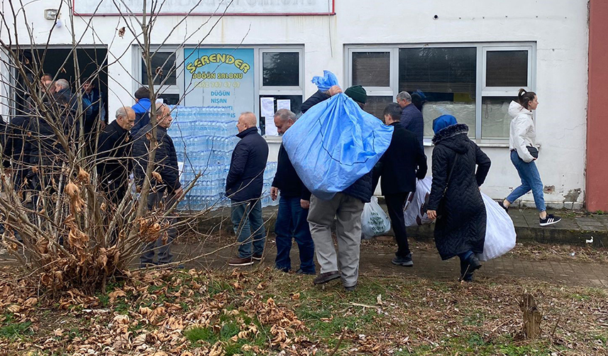 Trabzon'da deprem bölgesi için seferberlik sürüyor