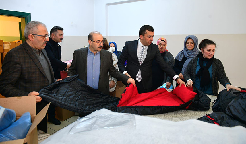 Trabzon'da iyilik seferberliği! Depremzedelere yardım için üretiyorlar