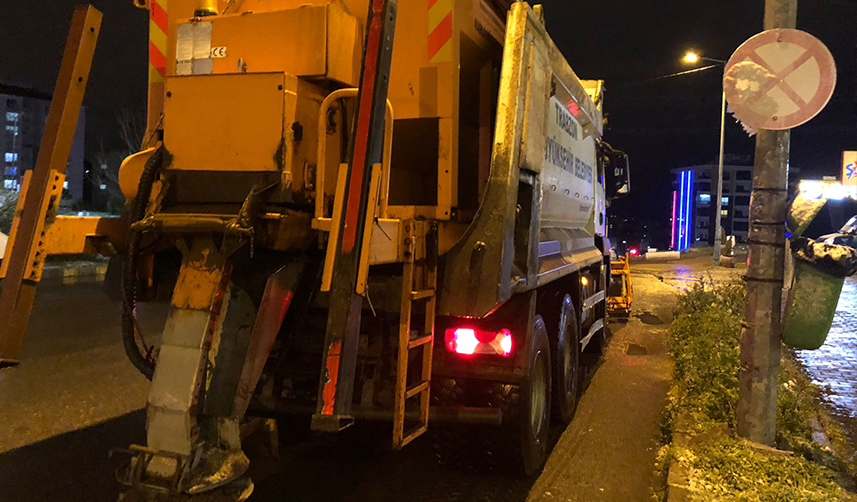 Trabzon’da kar çalışmaları sürüyor