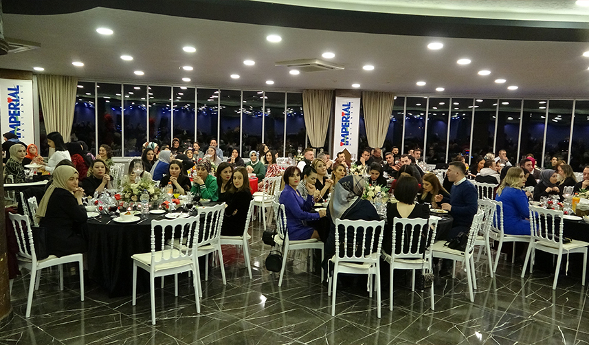 Trabzon'da Özel İmperial Hastanesi ailesi moral gecesinde bir araya geldi