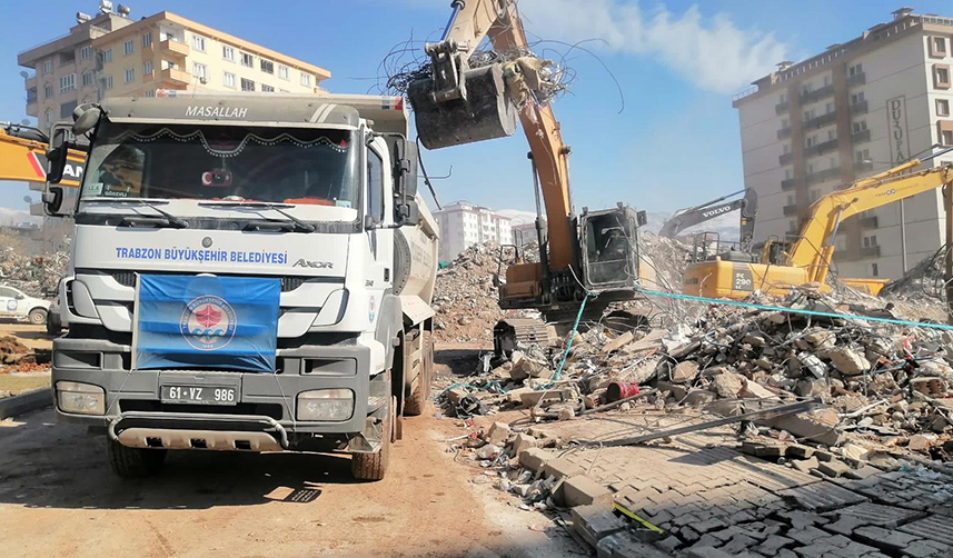 Trabzon'da tüm imkanlar kardeş şehir Kahramanmaraş için seferber
