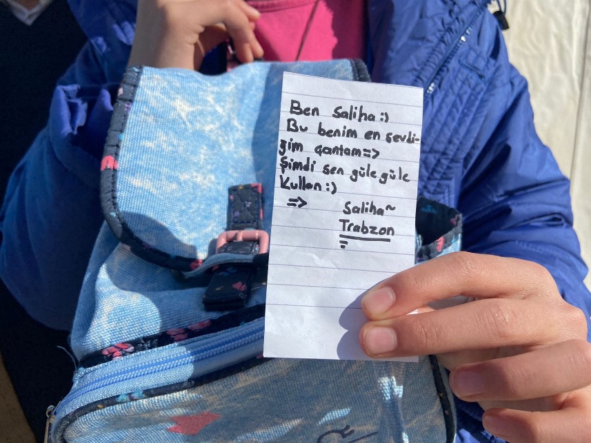 Trabzon’dan Kahramanmaraş’a çocukların deprem dayanışması duygulandırdı