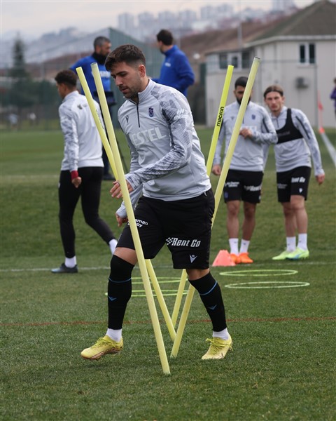 Trabzonspor’un Basel maçı hazırlıkları devam ediyor