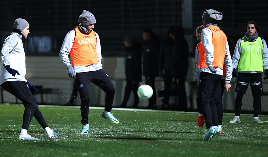 Trabzonspor, Basel maçı hazırlıklarına başladı