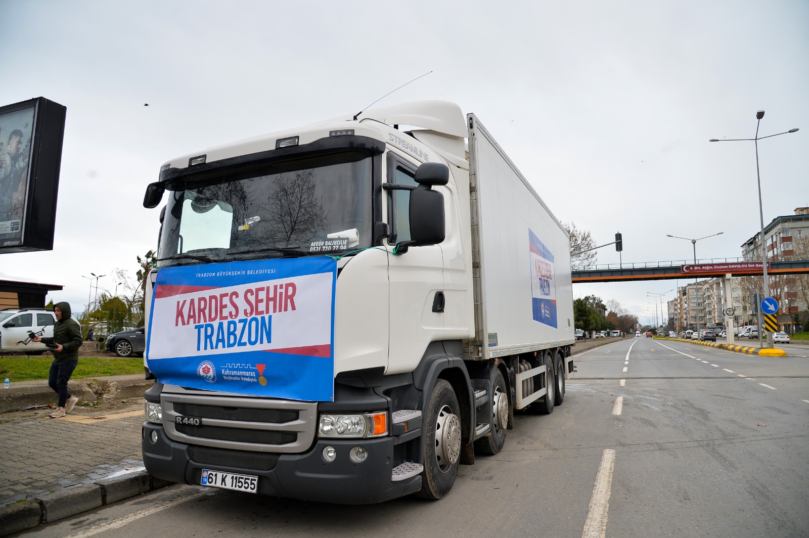 Trabzon uyumadı yardıma koştu! 