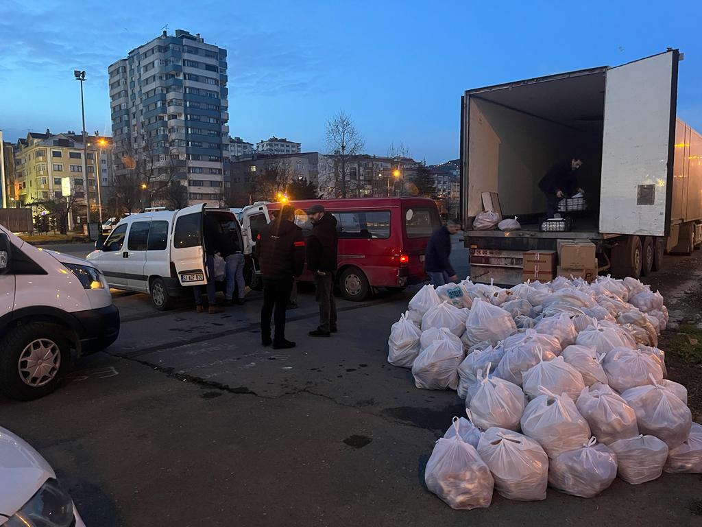 Trabzon Fırıncılar Odası'ndan deprem bölgesinde 42 bin ekmek