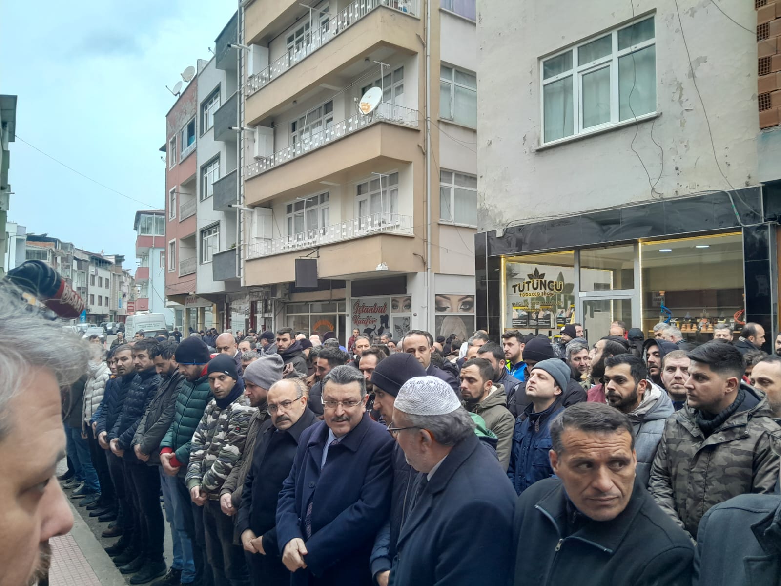 Trabzon'da depremzede