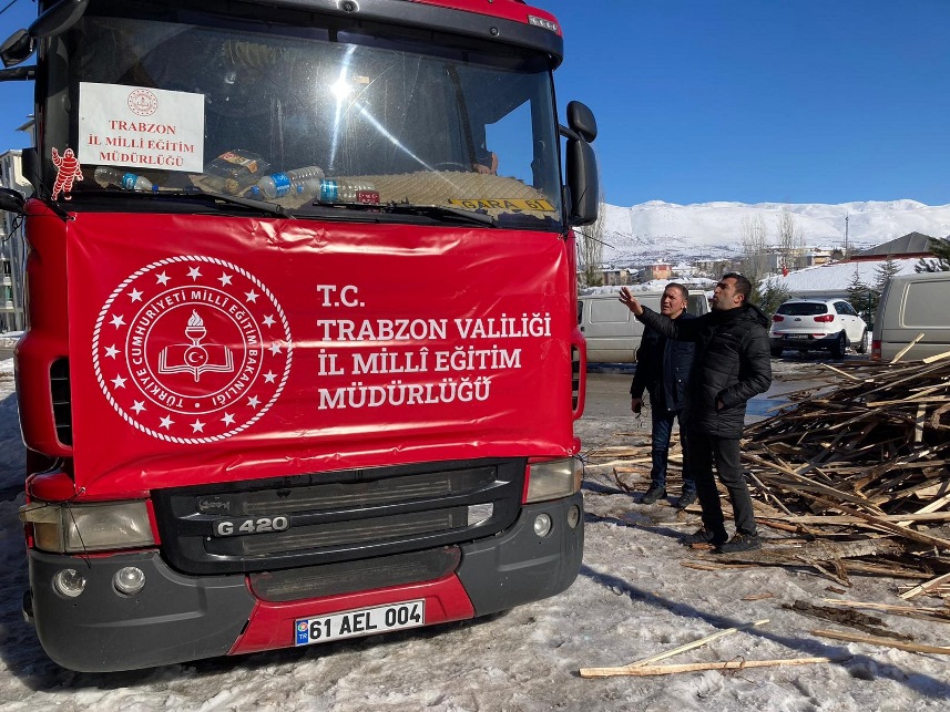 Trabzon'dan Yardım tırları Malatya'ya ulaştı
