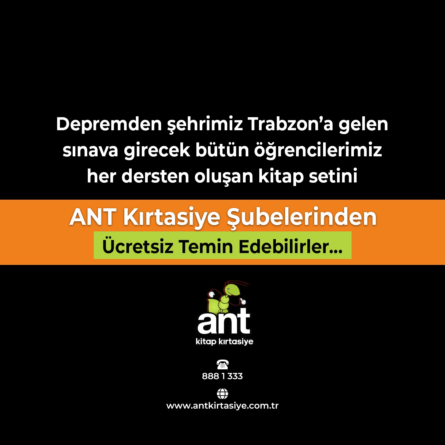 Trabzon’da kırtasiyeden örnek davranış!