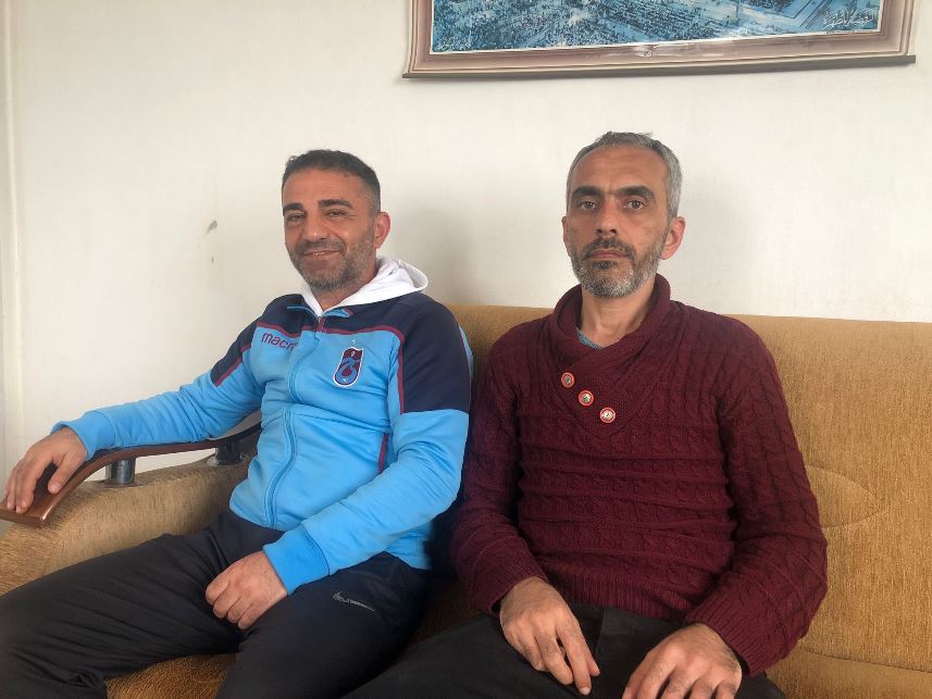 Trabzonspor’un şike mücadelesinde Malatya’dan yürüyerek geldiği Trabzon’a bu kez depremzede olarak geldi