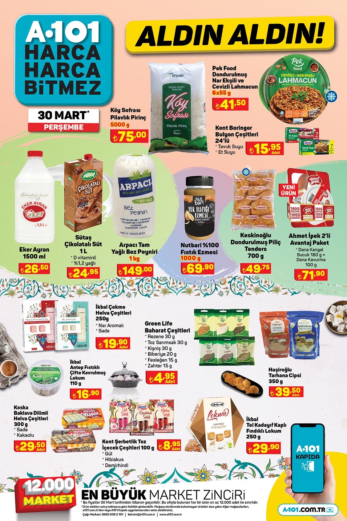 A101 Aktüel ürünler 30 Mart! A101’de bu hafta neler var?