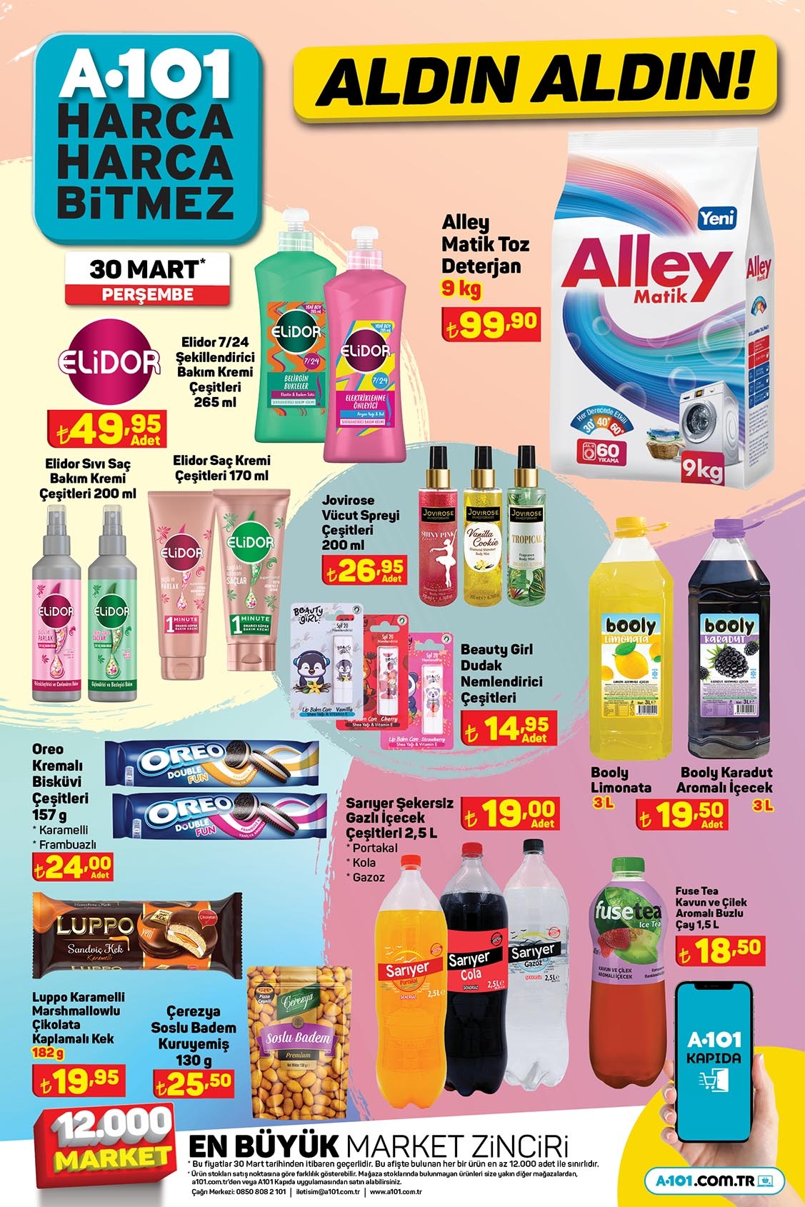 A101 Aktüel ürünler 30 Mart! A101’de bu hafta neler var?