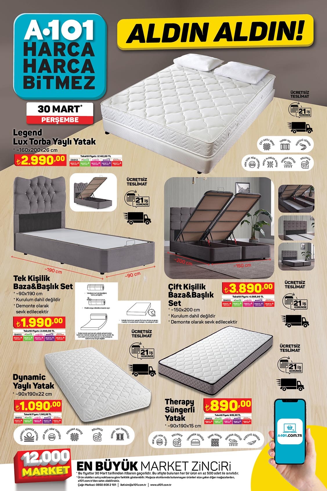 A101 Aktüel ürünler 30 Mart! A101’de bu hafta neler var?