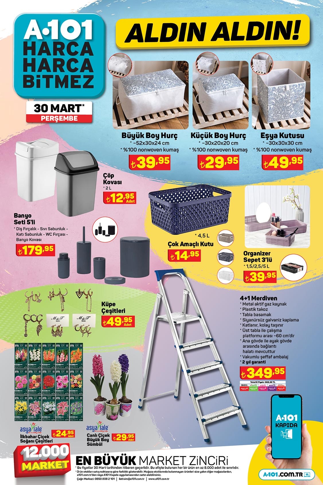 A101 Aktüel ürünler 30 Mart! A101’de bu hafta neler var?
