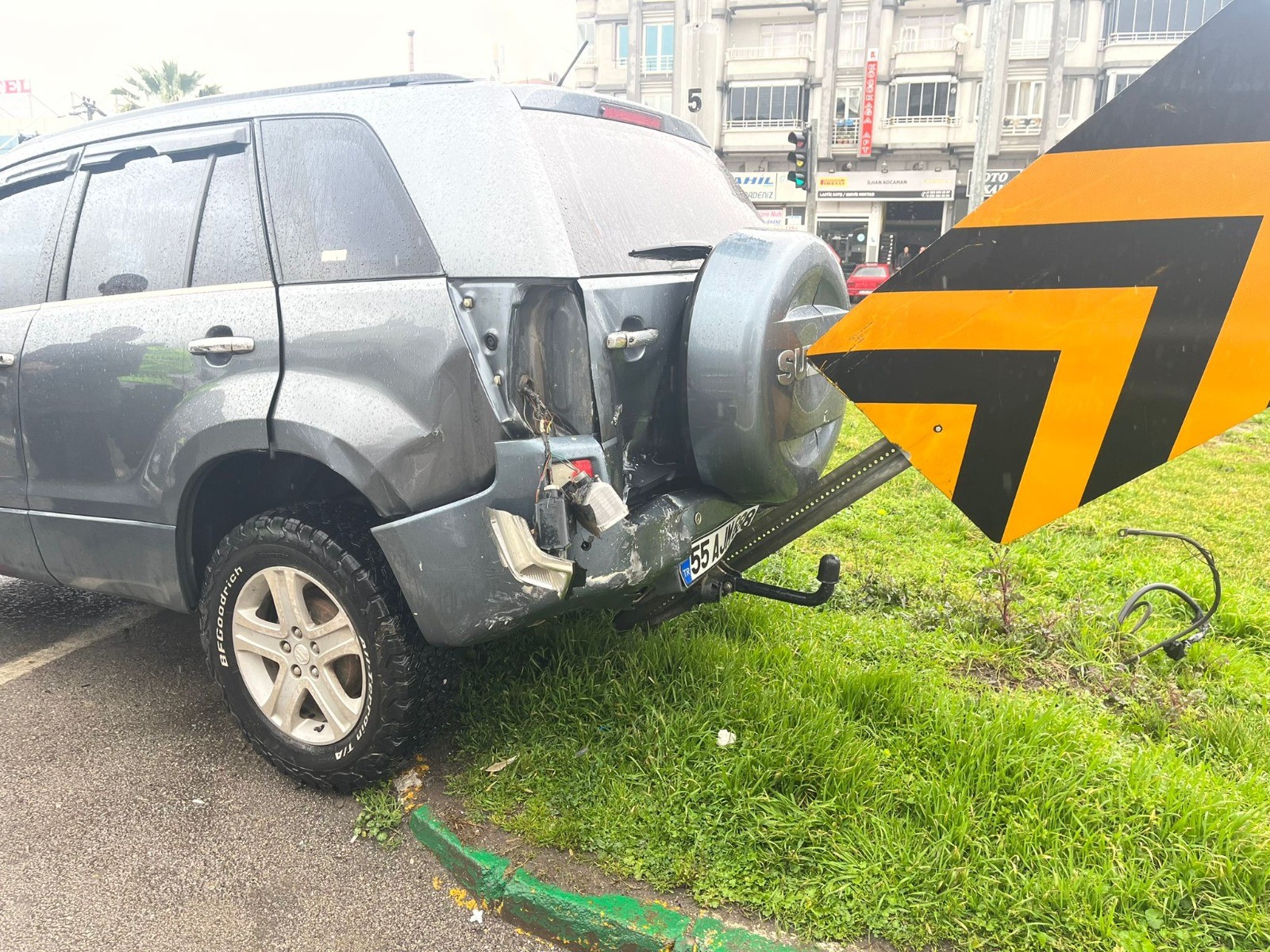 Samsun'da iki araç çarpıştı! 2 yaralı 