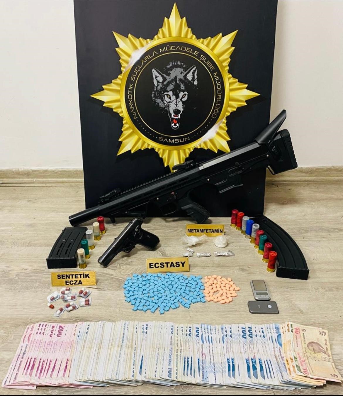 Samsun'da uyuşturucu operasyonu! 2 kişi gözaltına alındı