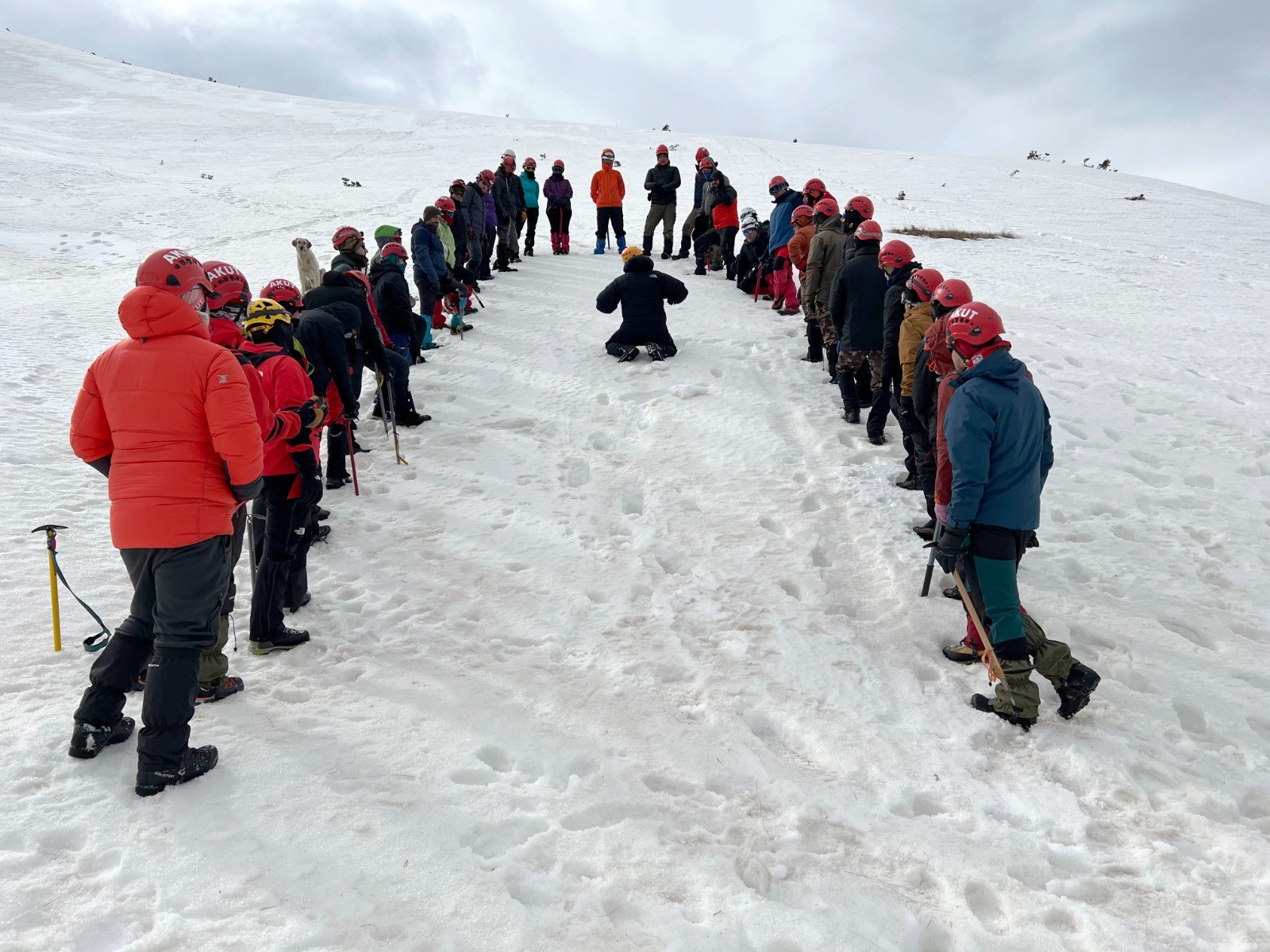 Depremden döndüler! Zigana Dağı’nda kış eğitimi gerçekleştirdiler